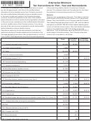 Form Dr 0104amt - Colorado Alternative Minimum Tax Computation Schedule - 2015
