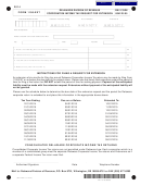 Form 1100-ext - Corporation Income Tax Request For Extension - 2014
