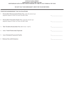 Worksheet For Form Cbt-206 - Partnership Application For Extension Of Time To File (form Nj-cbt-1065)