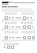 Switch The Partners - Addition Worksheet With Answers