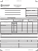 Form Rct-123 - Gross Premium Tax Surplus Lines Agents - 2011 Printable pdf