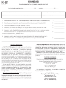 Schedule K-81 - Kansas Environmental Complaince Credit