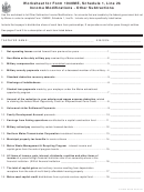 Worksheet For Form 1040me, Schedule 1, Line 2k