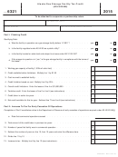 Form 6321 - Alaska Gas Storage Facility Tax Credit (as 43.20.046) - 2015