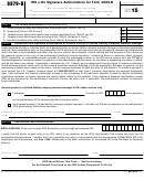 Form 8879-b - Irs E-file Signature Authorization For Form 1065-b - 2015