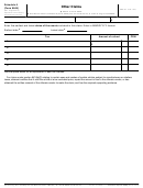 Form 8849 - Schedule 6 - Other Claims