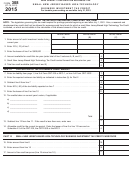 Form 308 - Small Nj-based High-technology Business Investment Tax Credit - 2015