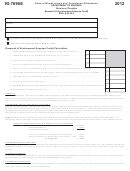 Form Ri-7695e - Research & Development Expense Credit - 2012
