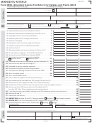 Form M2x - Minnesota Amended Income Tax Return For Estates And Trusts - 2014
