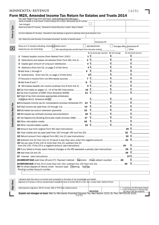 Minnesota Fillable Tax Forms Printable Forms Free Online