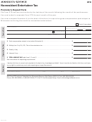Form Etd - Nonresident Entertainer Tax - Minnesota Department Of Revenue