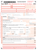 Form 1-nr/py - Massachusetts Nonresident/part-year Resident Tax Return - 2014