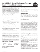 Fillable Form 90r - Oregon Elderly Rental Assistance - 2014 Printable pdf