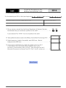 Form 340 - Arizona Credit For Donations To The Military Family Relief Fund - 2014