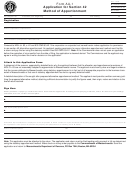 Form Aa-1 - Massachusetts Application For Section 42 Method Of Apportionment