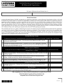 Form Cift-401w - Louisiana Unrelated Business Income Worksheet For Irc 401(a) And 501 Organizations