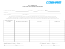 Qc Form 813 - First Article Inspection Record