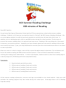 Bce Summer Reading Challenge - 800 Minutes Of Reading