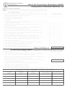 Schedule 4626f - Iowa Franchise Computation Of Alternative Minimum Tax - 2014