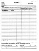 Form 982 - Schedule A - Gross Receipts Within The State Of Ohio