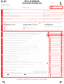 Form K-41 - Kansas Fiduciary Income Tax - 2015