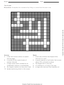 The Ocean Crossword Puzzle Template