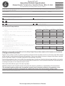 Form Gt-9t - Gasoline Refund Application