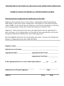 Verification Of Medical Appointment Form