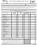 Form 8913 - Credit For Federal Telephone Excise Tax Paid - 2006