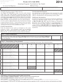 Form Ct-1120 Hpc - Connecticut Housing Program Contribution Tax Credit - 2014