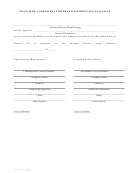 Form Abc-1032 - Franchise Agreement For Brand Distribution In Kansas