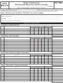 Form Otc 904-3-p - Petroleum Related Asset Listing