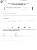 Form 711 - Joint Application For Emergency Or Temporary Authority - To Transport Passenger Or Household Goods