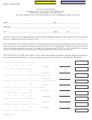 Form Ar1100-co - Arkansas Schedule Of Check-off Contributions Corporation Income Tax Return