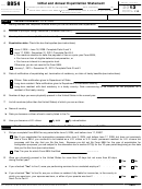 Fillable Form 8854 - Initial And Annual Expatriation Statement - 2013 Printable pdf