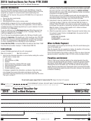 Form 3588 (e-file) - Payment Voucher For Llc E-filed Returns - 2015