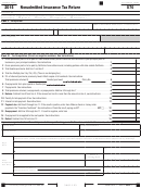 California Form 570 - Nonadmitted Insurance Tax Return - 2015