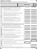 Schedule M1nr - Nonresidents/part-year Residents - Minnesota Department Of Revenue - 2013