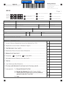 Georgia Form 501x - Amended Fiduciary Income Tax Return - 2015