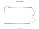 Pennsylvania Map Template