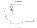 Washington Map Template