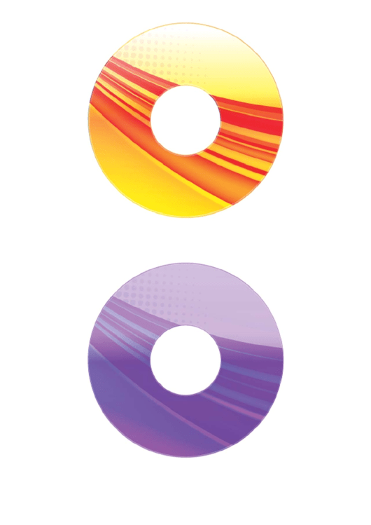 Orange Purple Strong Software Cd-Dvd Labels Printable pdf