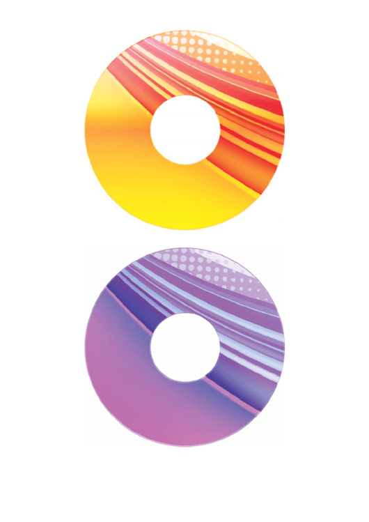 Orange Purple Strong Software Cd-Dvd Labels Printable pdf