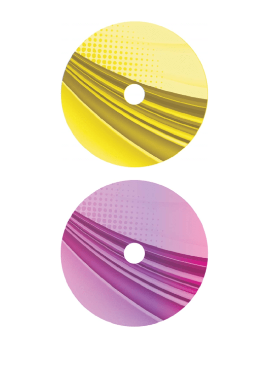 Yellow Purple Strong Software Cd-Dvd Labels Printable pdf