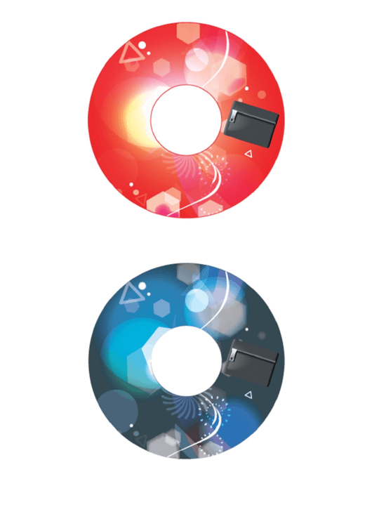Red Blue Pouch Backups Cd-Dvd Labels Printable pdf