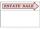 Estate Sale Flyer Right