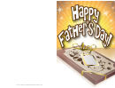Fancy Box Fathers Day Card