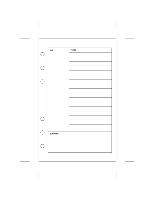 50 Cornell Planner Printable pdf
