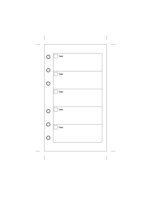 To Do List Small 5 Rows Printable pdf
