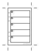 Task Planner Page Template - Perforated On Left